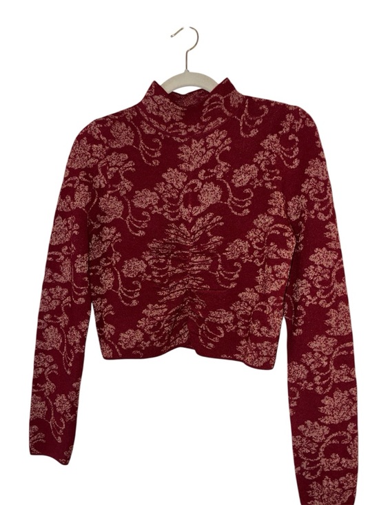 Anthropologie Sweaters - Maeve - Anthropologie Ruched Mock Neck Sweater Sz S